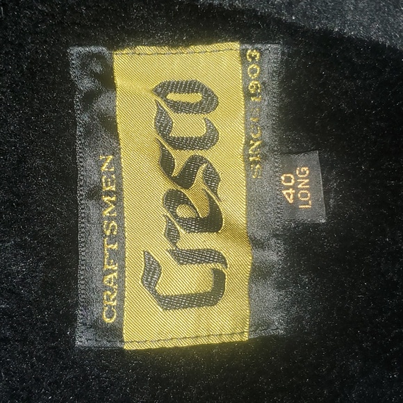 Vintage 1960's Cresco Craftsman Gray Wool Black Faux Fur Collar Peacoat - Picture 5 of 12